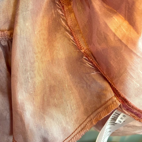 SZ S - Laura Ashley & Urban Outfitters Pink Anna Tie Neck Dress! - Picture 7 of 11